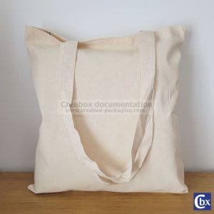 sac cabas en coton reps écru