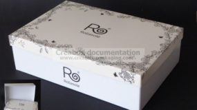 boîte automontable en carton pour chaussures